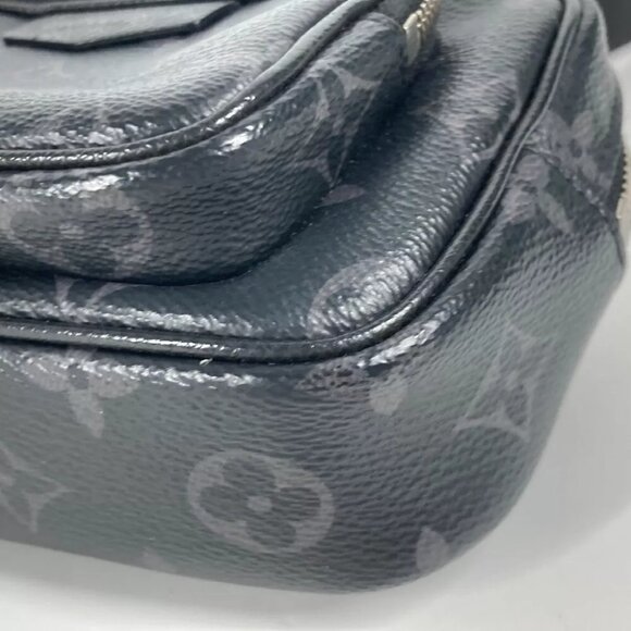LOUIS VUITTON M30755 MonogramEclipse Outdoor Pochette Bag Crossbody Pochette... - Picture 10 of 15